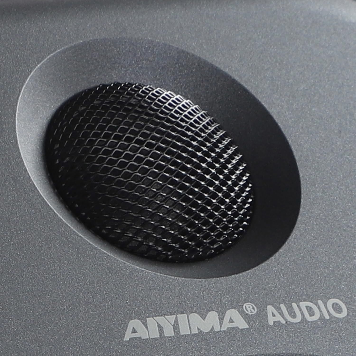 AIYIMA S400 80W Active Bookshelf Speakers with Bluetooth, Optical, RCA, USB Input, Woofer & Horn Tweeter – 2.0 Channel Home Audio for TV, with Remote Control