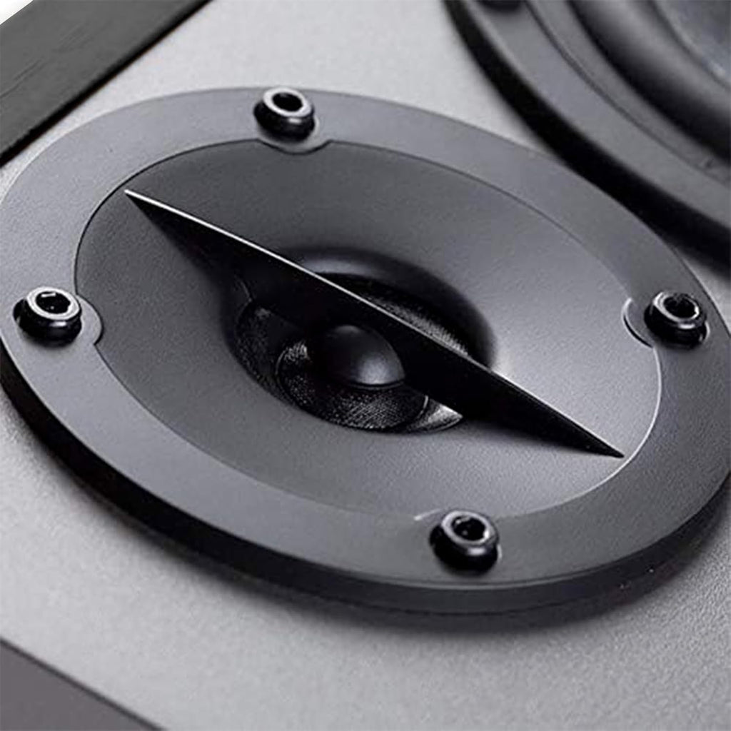 Edifier R1280T Powered Bookshelf Speakers – 2.0 Active Near Field Studio Monitors, 42W RMS