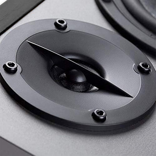 Edifier R1280T Powered Bookshelf Speakers – 2.0 Active Near Field Studio Monitors, 42W RMS