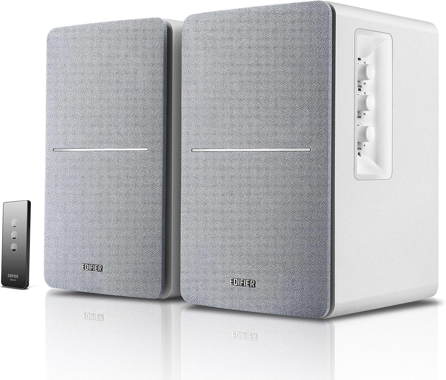 Edifier R1280T Powered Bookshelf Speakers – 2.0 Active Near Field Studio Monitors, 42W RMS