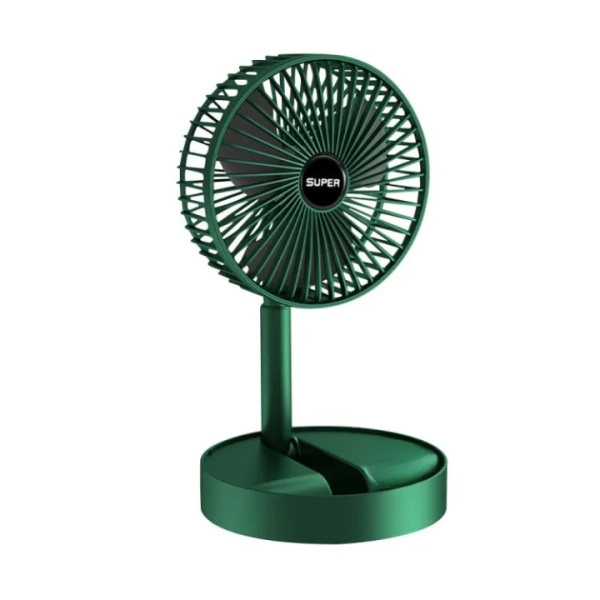 Folding Telescopic Floor Fan Summer Silent Desktop Direct Electric Fan For Office Bedroom School (random Color )