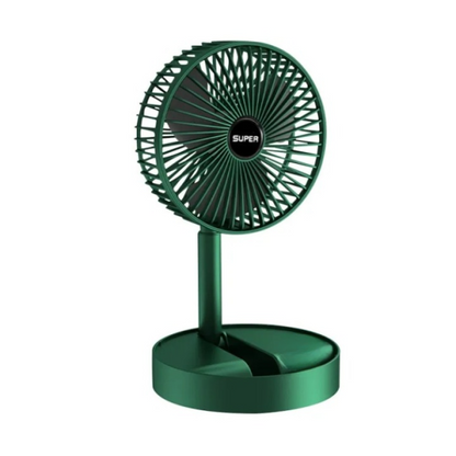 Folding Telescopic Floor Fan Summer Silent Desktop Direct Electric Fan For Office Bedroom School (random Color )