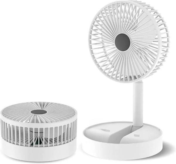 Folding Telescopic Floor Fan Summer Silent Desktop Direct Electric Fan For Office Bedroom School (random Color )