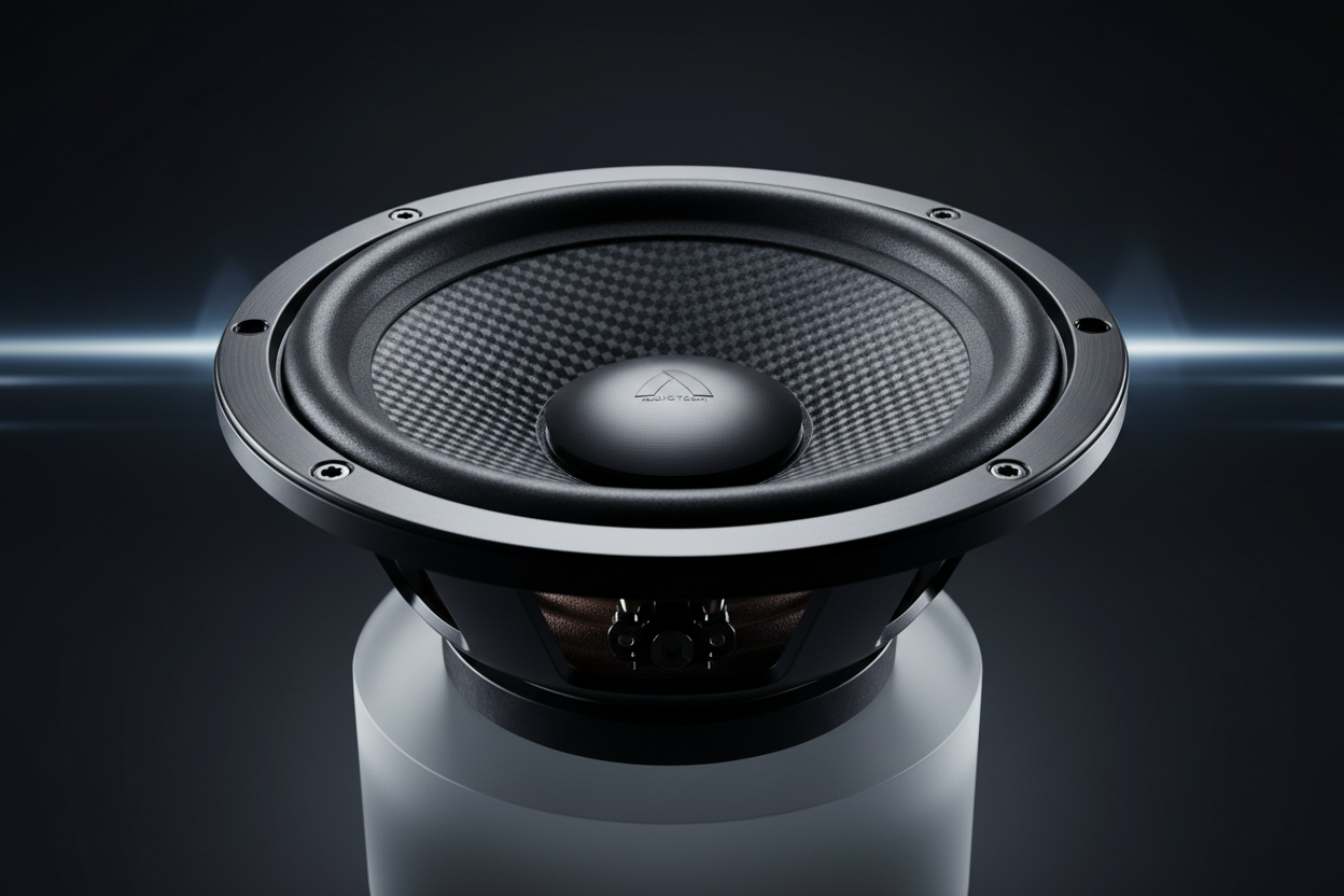 high quality, looking ultra-realistic woofer speaker