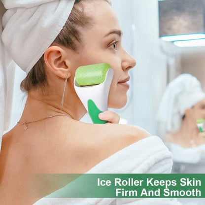 Marzahar Ice Roller For Face & Eye Puffiness Relief, Cold Gel Ice Face Roller Massager