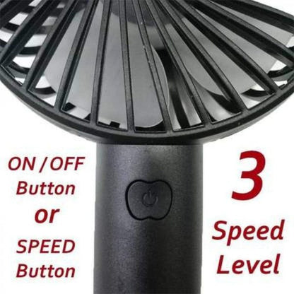 Mini Portable Handheld Fan | Usb Rechargeable Fan
