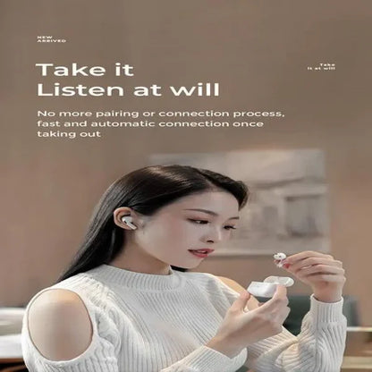 T03S PRO JOYROOM TWS Active Noise Cancelling ANC Earbuds – White Earbuds Joyroom