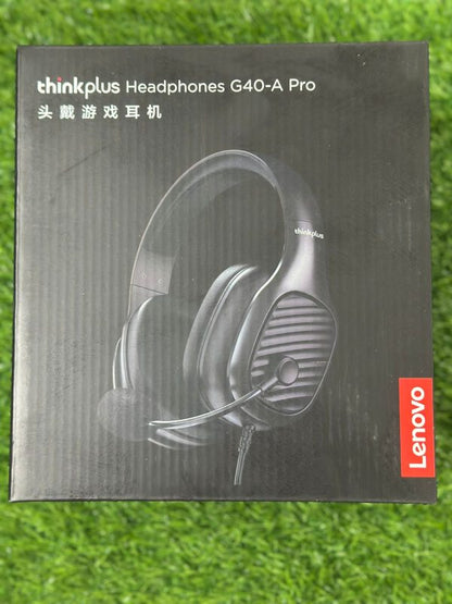 Think Plus Headphones G40-a Pro | Lenovo G40-a Pro Headphones | Wired Headphone With Mic | Best Quality Headset ( Random Color )